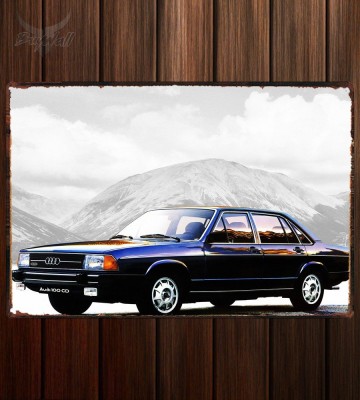 Металлическая табличка Audi 100